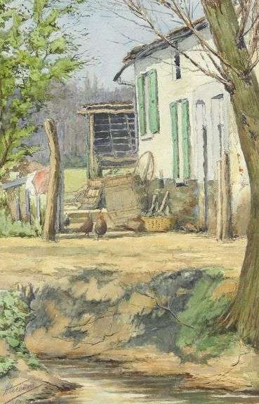 ANTIQUE WATERCOLOUR