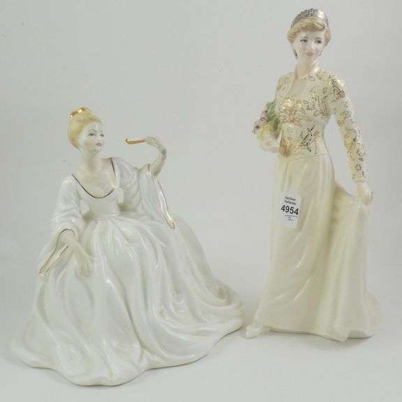 2 COALPORT PORCELAIN FIGURINES