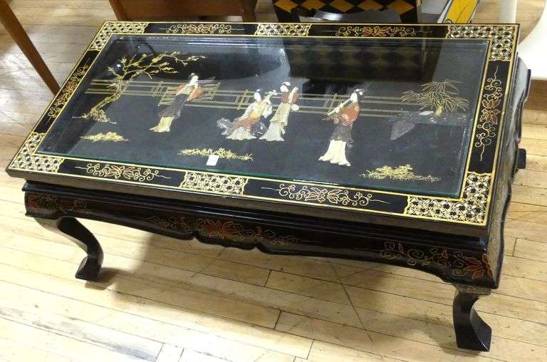 CHINESE LACQUER COFFEE TABLE
