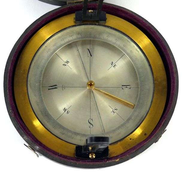 MINER'S/SURVEYOR'S COMPASS CIRCA 1850