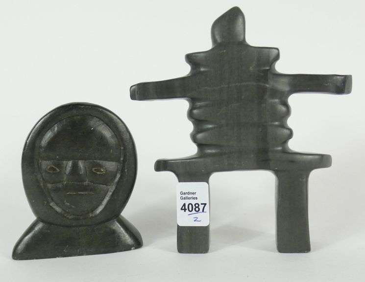 2 INUIT STONE CARVINGS