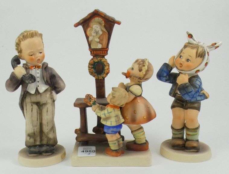 3 HUMMEL FIGURINES