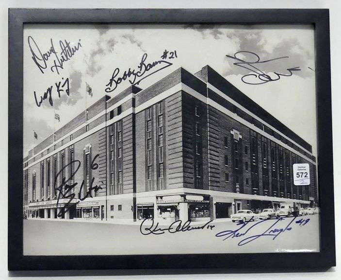 TWO FRAMED HOCKEY PRINTS