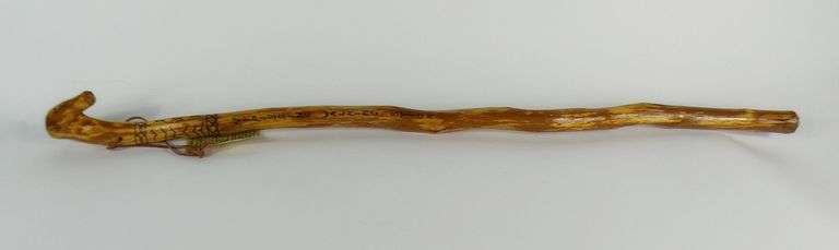 FIGURINE & WALKING STICK