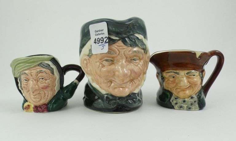 5 ROYAL DOULTON CHARACTER JUGS