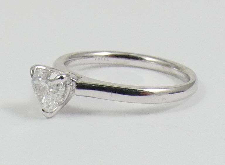RARE HEART-SHAPED DIAMOND RING