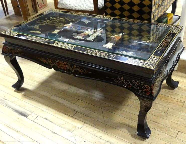 CHINESE LACQUER COFFEE TABLE