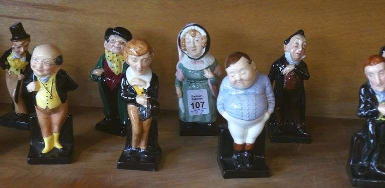 17 ROYAL DOULTON "DICKENS" FIGURINES