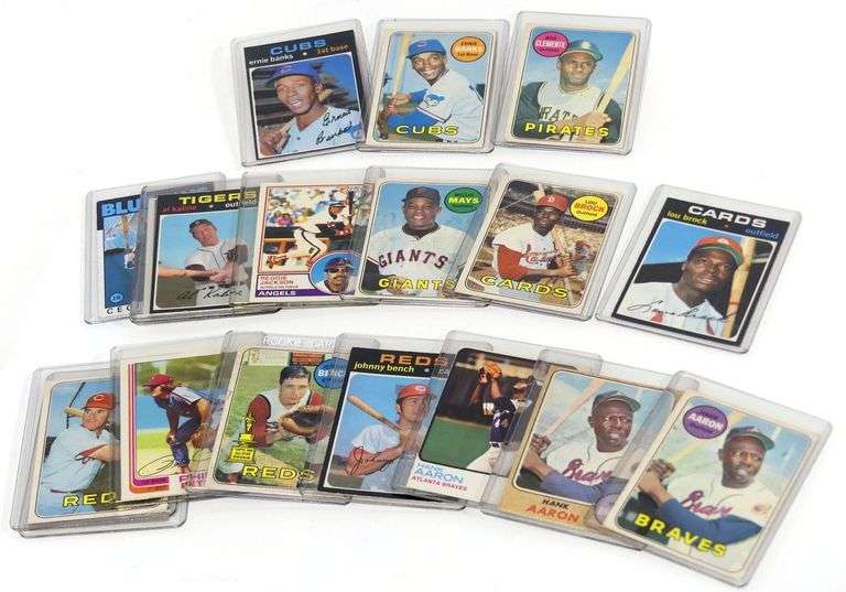18 BASEBALL STAR PLAYER CARDS