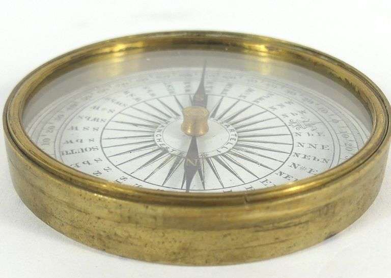 J. CASSARTELLI BRASS COMPASS