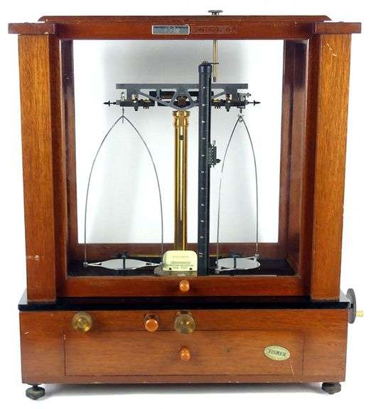 CHRISTIAN BECKER BALANCE SCALE WITH PROVENANCE