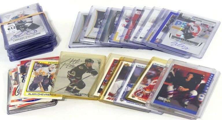 AUTOGRAPHED HOCKEY CARDS