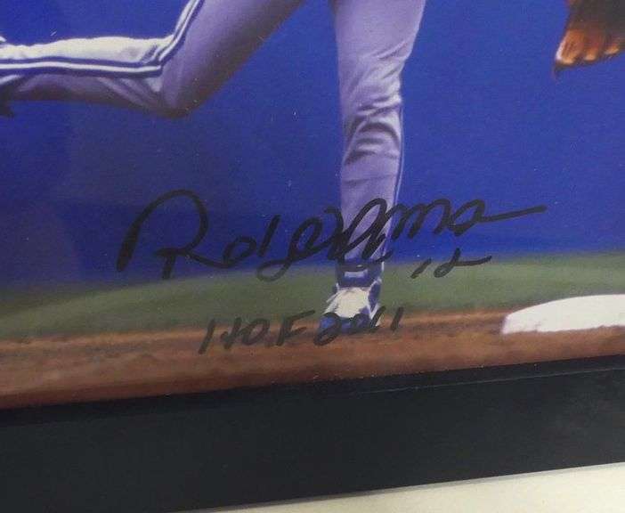 THREE AUTOGRAPHED ROBERTO ALOMAR PHOTOS