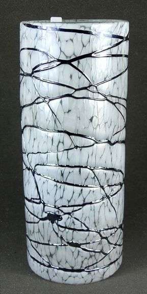 HAND BLOWN GLASS VASE