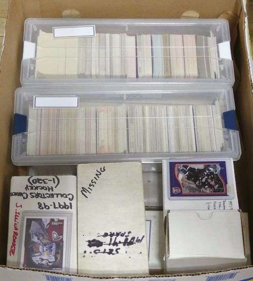 BOX LOT OF 1990'S HOCKEY CARDS