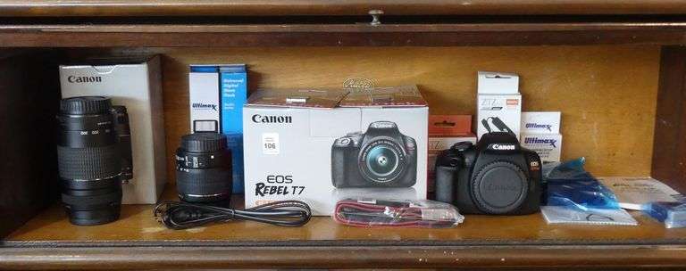 CANON EOS REBEL T7 CAMERA KIT
