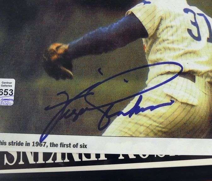 FOUR FERGIE JENKINS AUTOGRAPHS