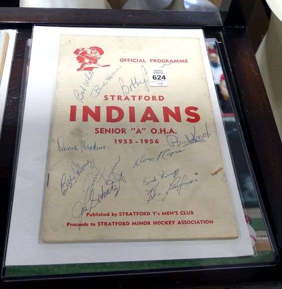 FOUR AUTOGRAPHED SPORTS ITEMS