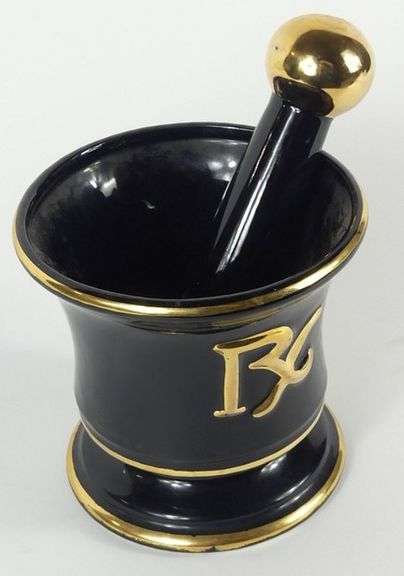 PORCELAIN MORTAR & PESTLE