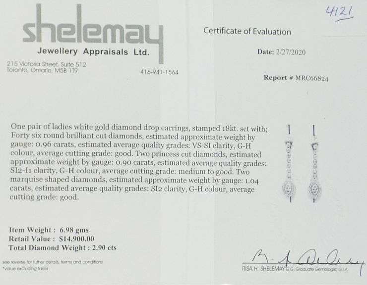 DIAMOND EARRINGS OF IMPORTANCE