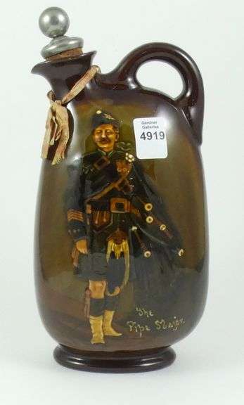DOULTON WHISKEY FLASK-SHAPED JUG