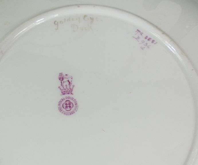 PAIR ROYAL DOULTON PLATES