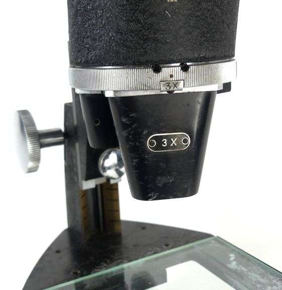 VINTAGE SPENCER MICROSCOPE