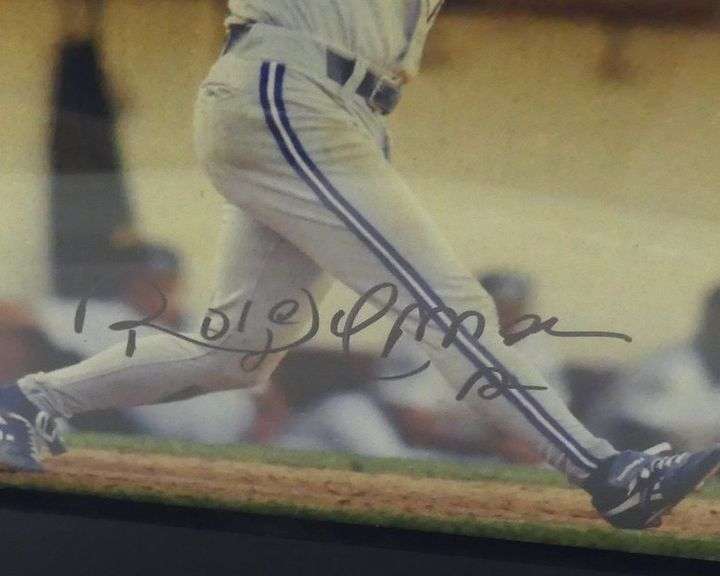 THREE AUTOGRAPHED ROBERTO ALOMAR PHOTOS