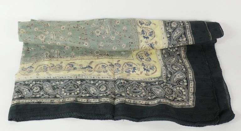 4 SILK SCARVES