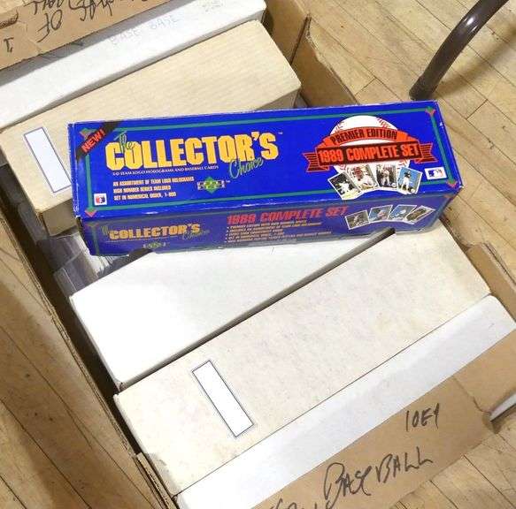 BOX LOT OF 1990'S BASEBALL CARDS