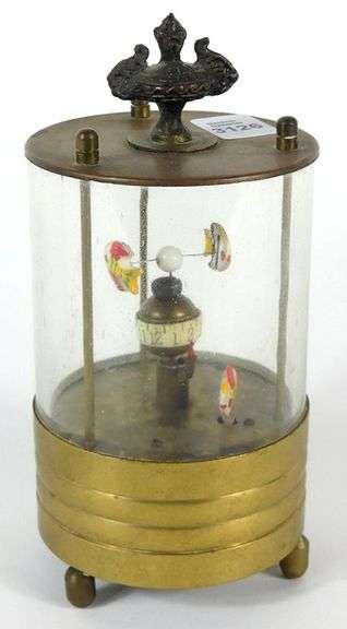 ART DECO AQUARIUM FISH CLOCK