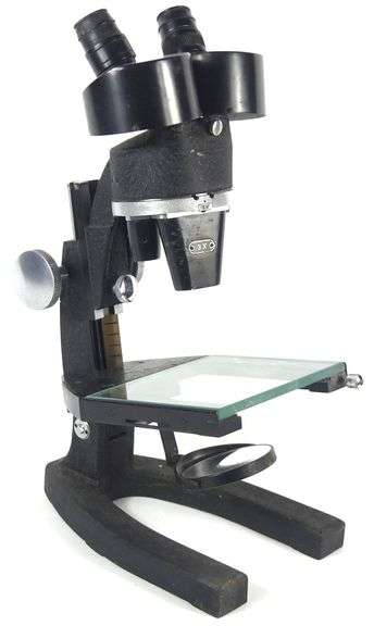 VINTAGE SPENCER MICROSCOPE
