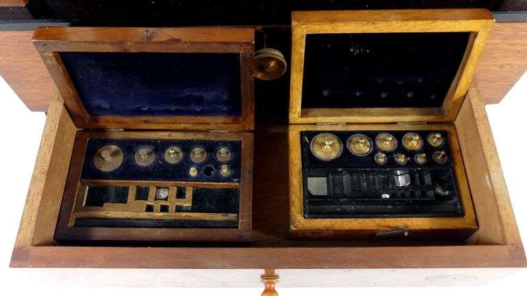 CHRISTIAN BECKER BALANCE SCALE WITH PROVENANCE