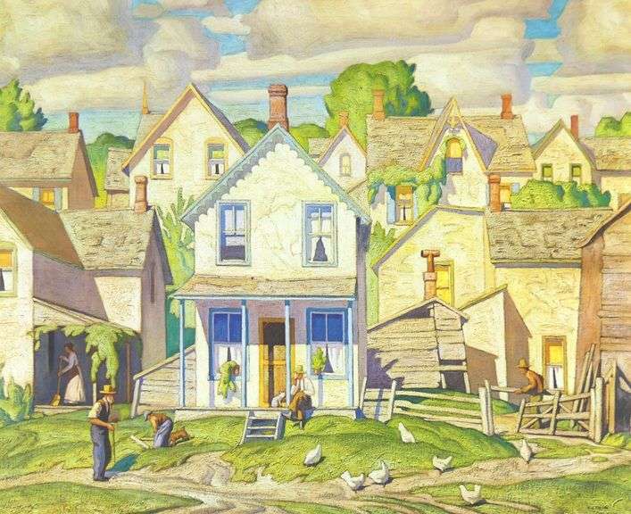 HAND-SIGNED A.J. CASSON PRINT