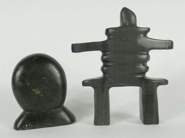 2 INUIT STONE CARVINGS
