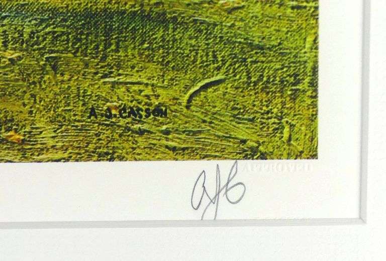 HAND-SIGNED A.J. CASSON PRINT