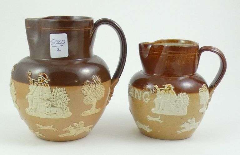 2 ANTIQUE DOULTON JUGS