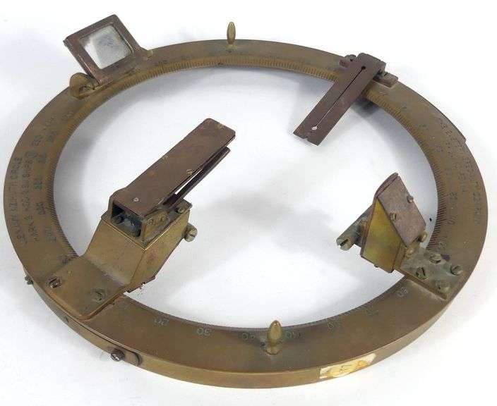 U.S. NAVY BRASS AZIMUTH CIRCLE