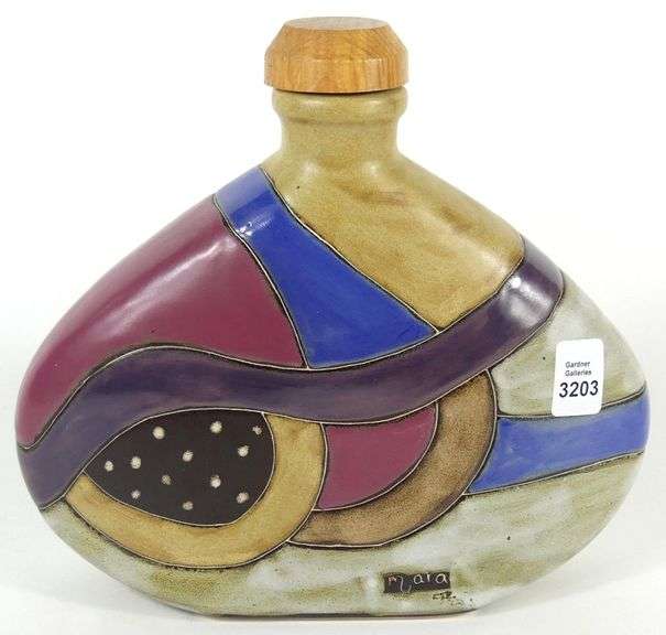 MARA STONEWARE DECANTER