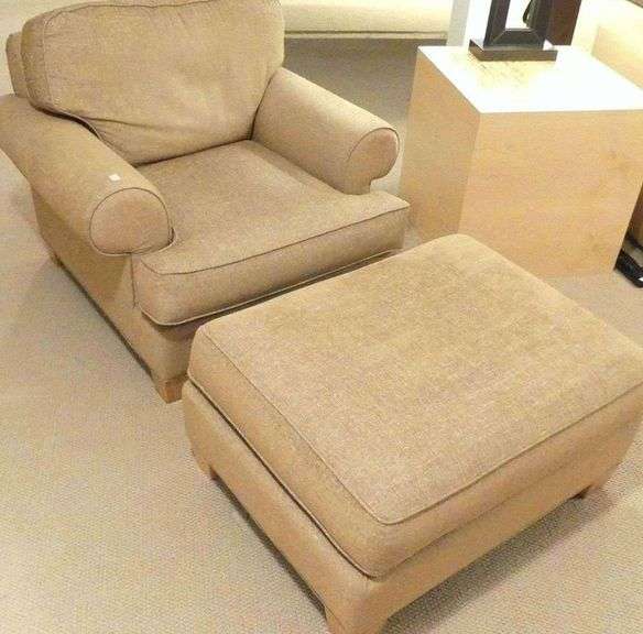 MODERN ARMCHAIR & OTTOMAN