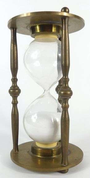 BRASS HOURGLASS