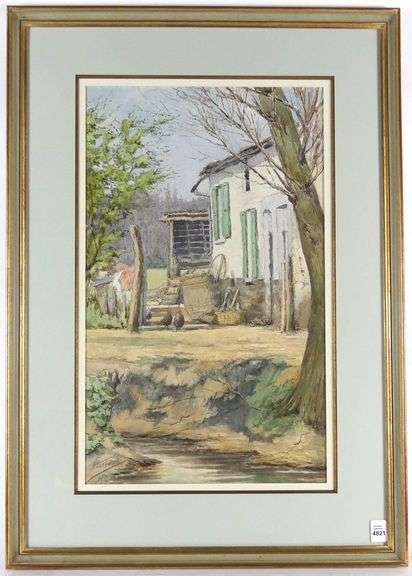 ANTIQUE WATERCOLOUR