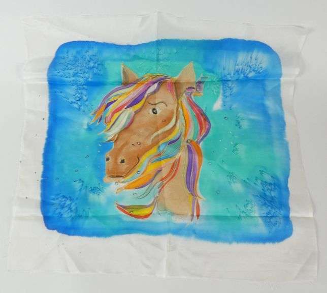 4 SILK SCARVES