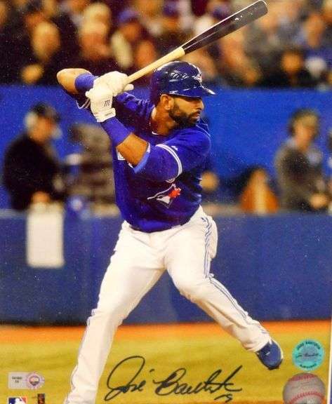 TWO AUTOGRAPHED TORONTO BLUE JAYS ITEMS