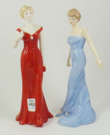 2 PRINCESS OF WALES FIGURINES
