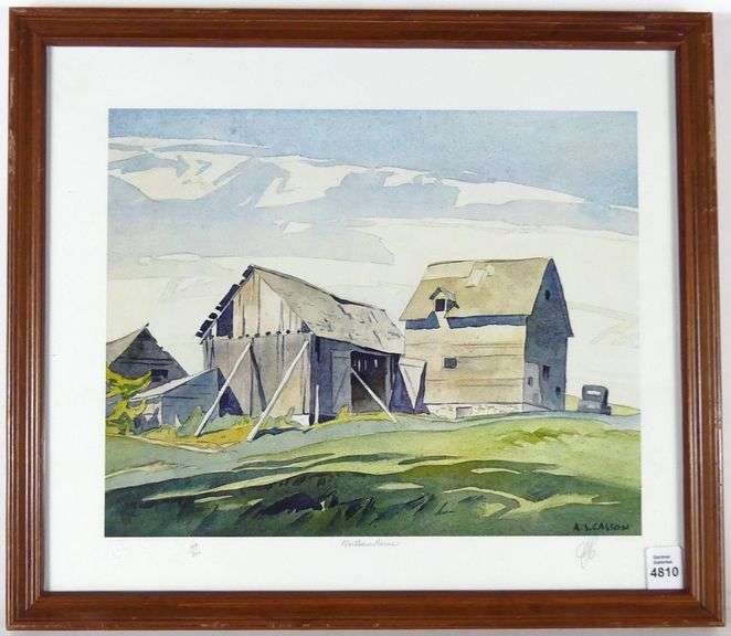 HAND-SIGNED A.J. CASSON PRINT