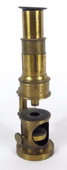 FRENCH DRUM MICROSCOPE CIRCA 1860