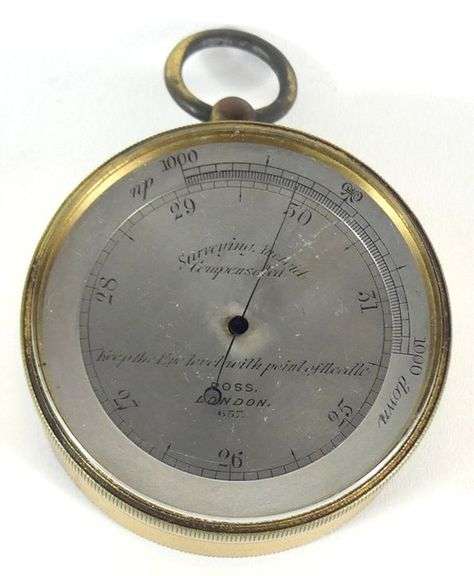 ENGLISH SURVEYOR'S BAROMETER