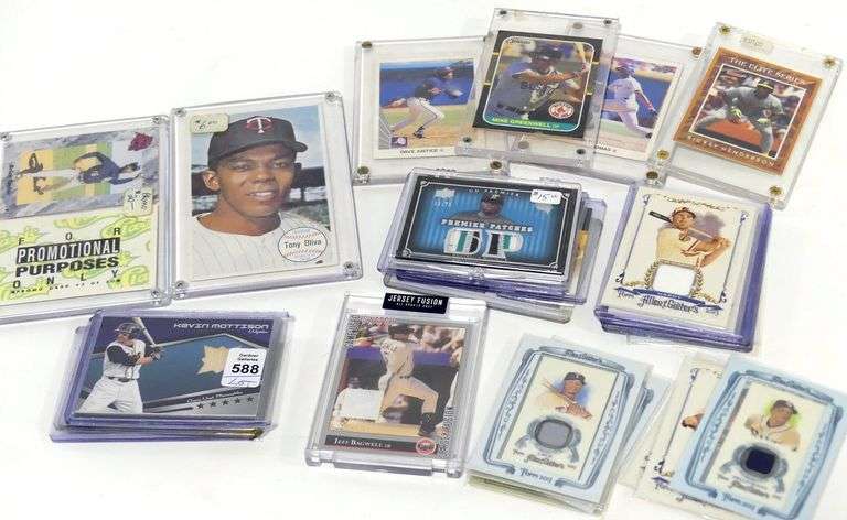 AUTOGRAPHED AND JERSEY BASEBALL CARDS