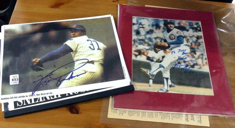 FOUR FERGIE JENKINS AUTOGRAPHS
